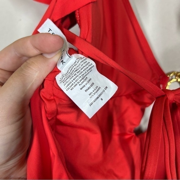 Trina Turk Monaco Flutter One Piece Swimsuit Size 8 - Picture 10 of 10